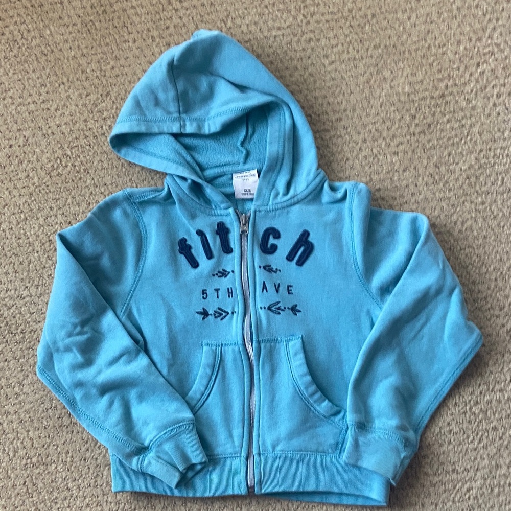 Abercrombie & Fitch Light Blue Kids Hoodie